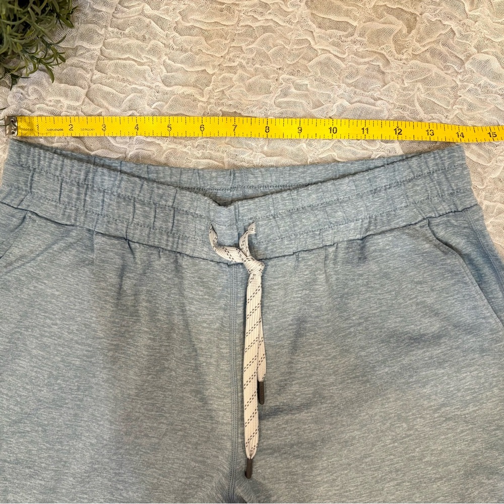 Lightweight Heather Blue Joggers Comfy Athletic Jogger Athleisure Lounge Pants - Picture 6 of 8